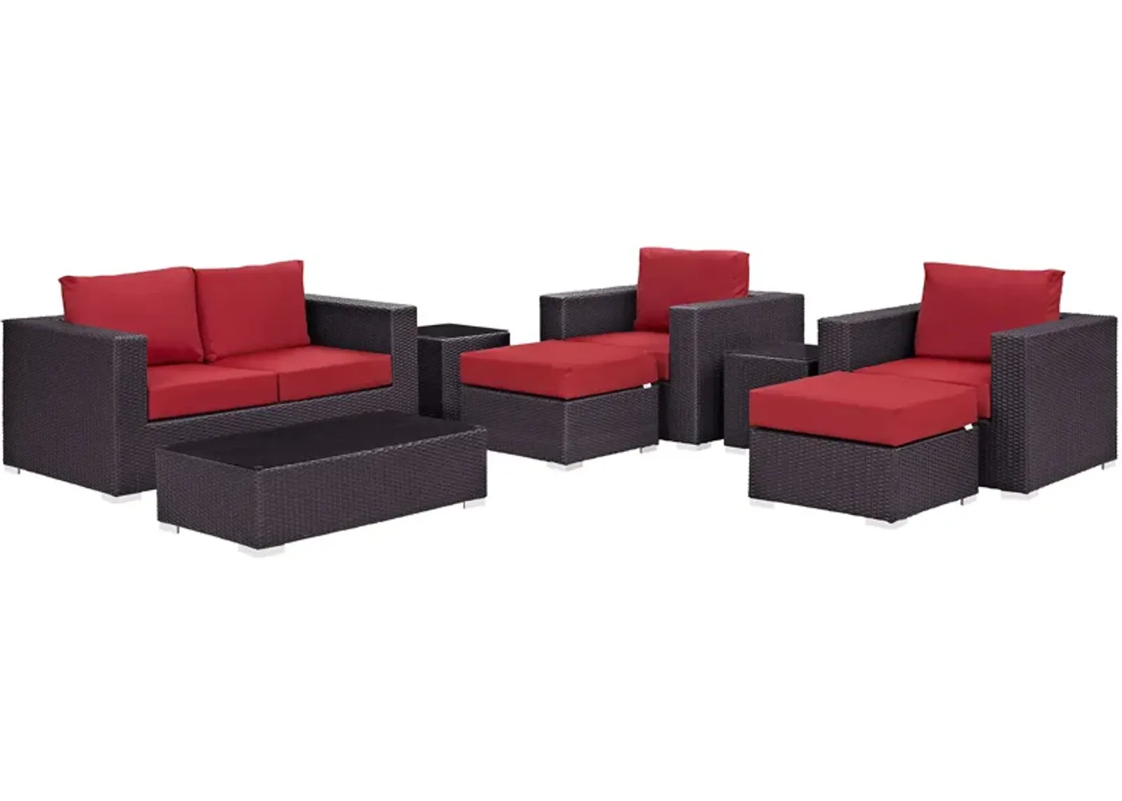 Convene 8 Piece Outdoor Patio Sofa Set