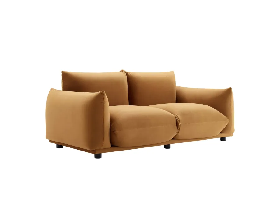 Copious Performance Velvet Loveseat