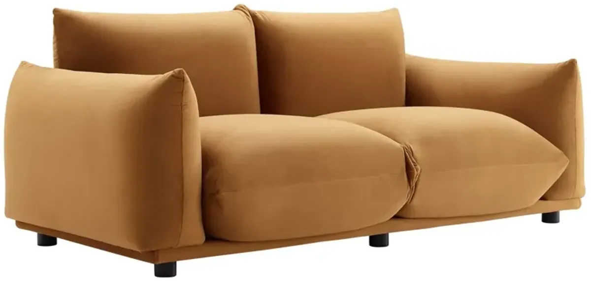 Copious Performance Velvet Loveseat