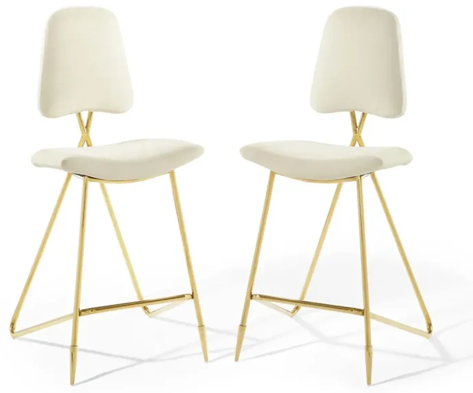 Ponder Bar Stool Performance Velvet Set of 2