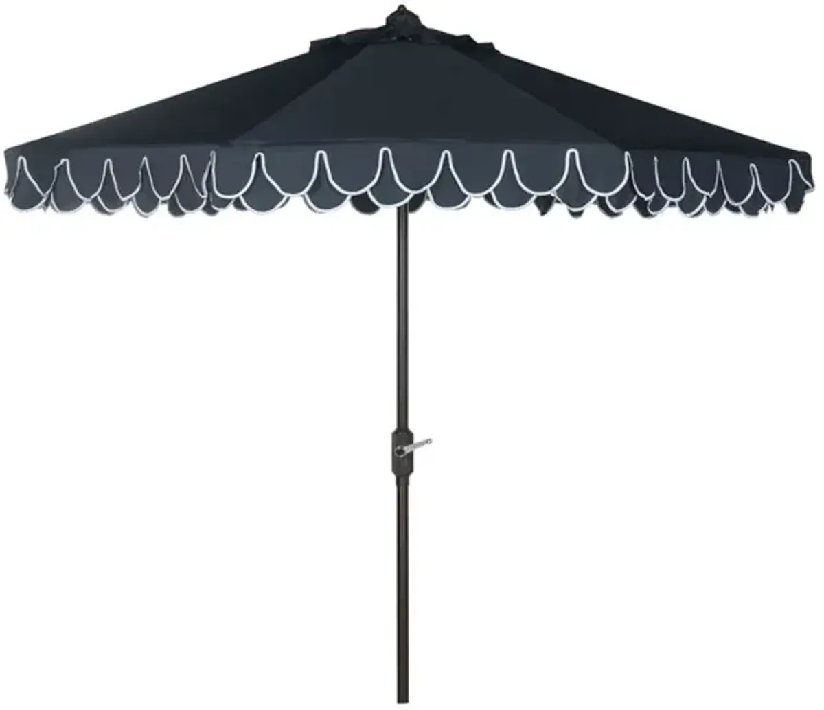 Uv Resistant Elegant Valance 9ft Auto Tilt Umbrella