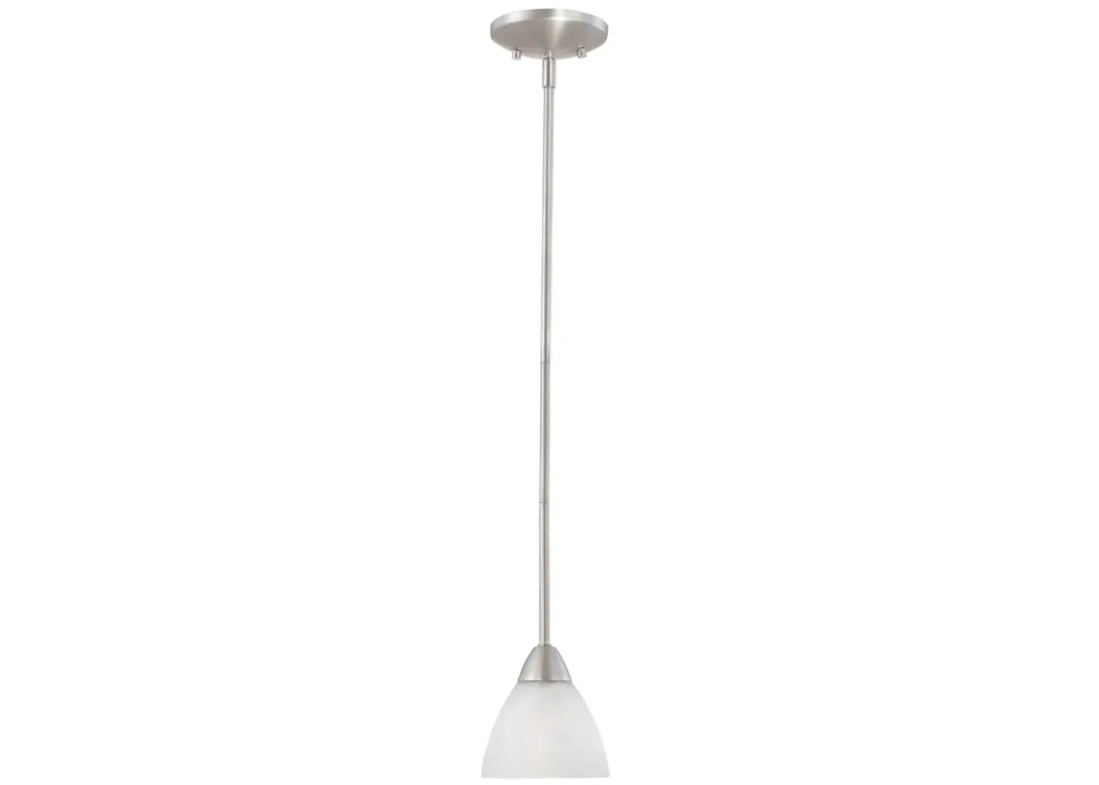 Tia 5.24" Wide 1-Light Mini Pendant - Matte Nickel