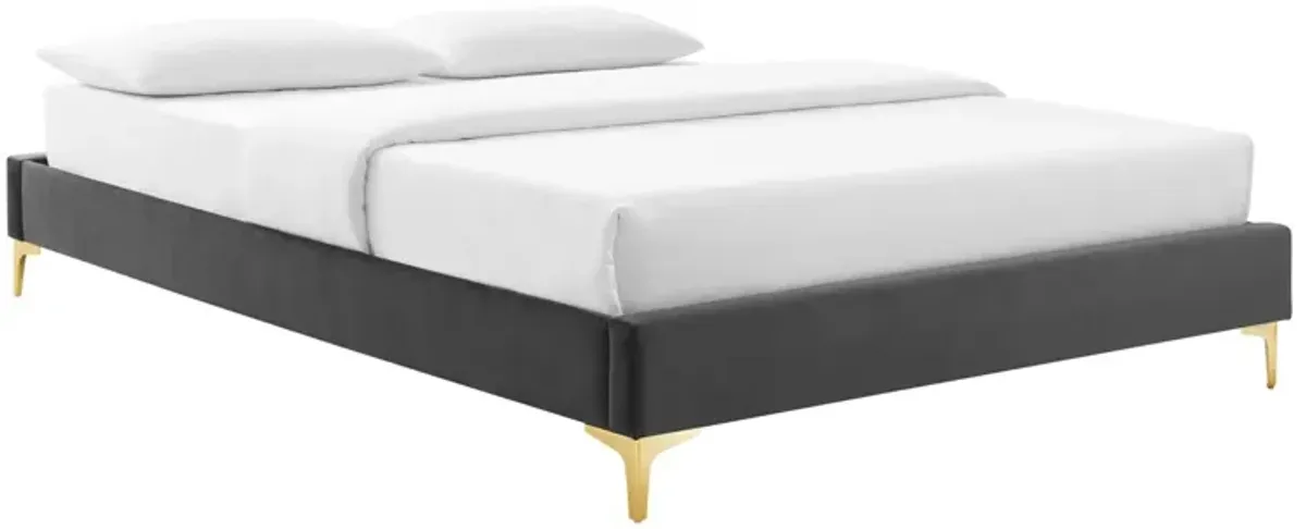 Sutton Full Performance Velvet Bed Frame