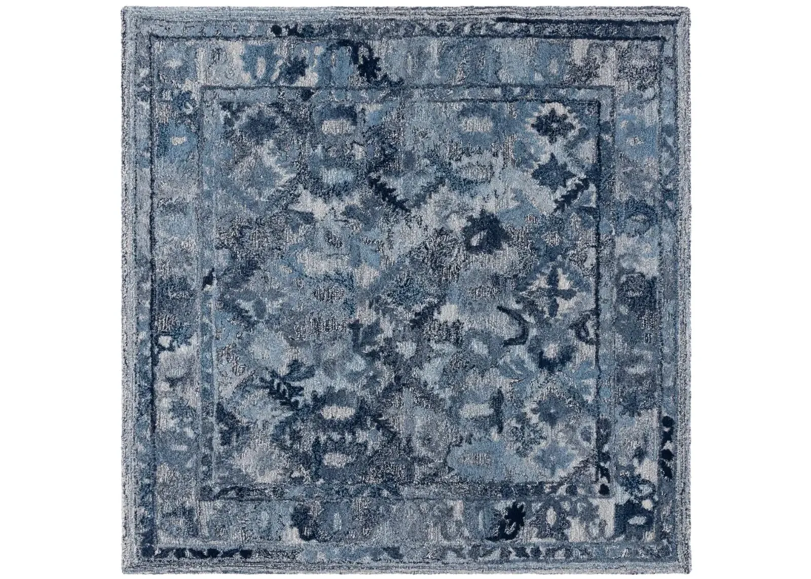 MARQUEE 126 NAVY 6' x 6' Square Square Rug