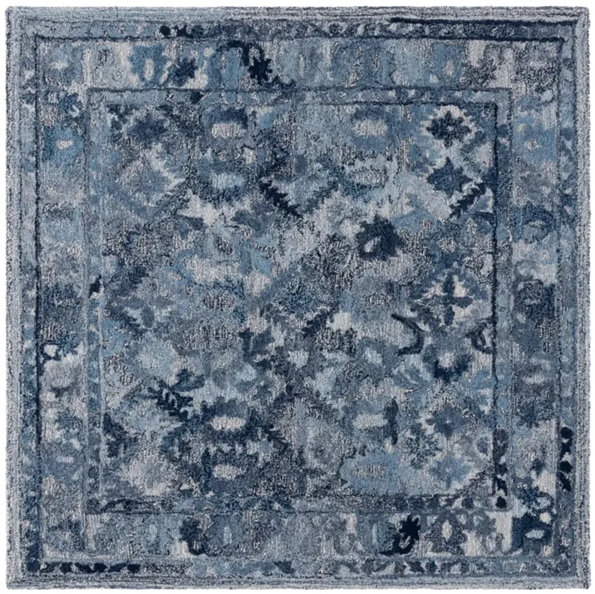 MARQUEE 126 NAVY 6' x 6' Square Square Rug