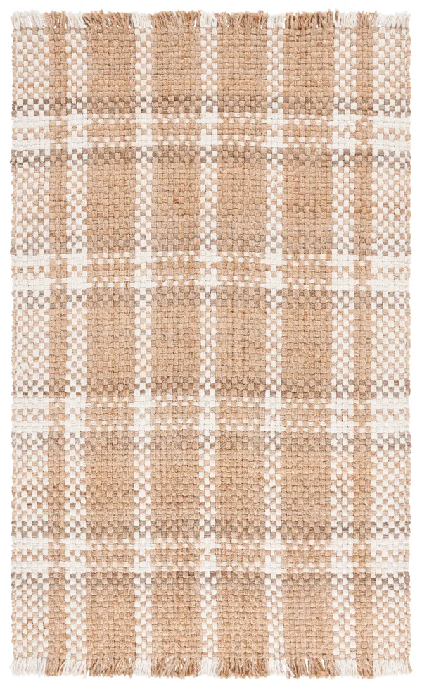 NATURAL FIBER Hand Woven 3' x 5' area rug