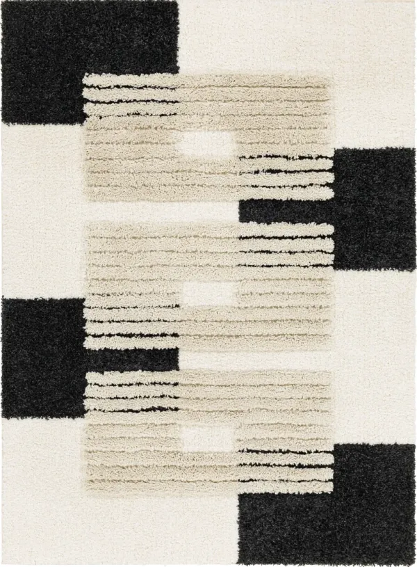 Hudson Shag HDS-2314 5'3" x 7' Machine Woven Rug