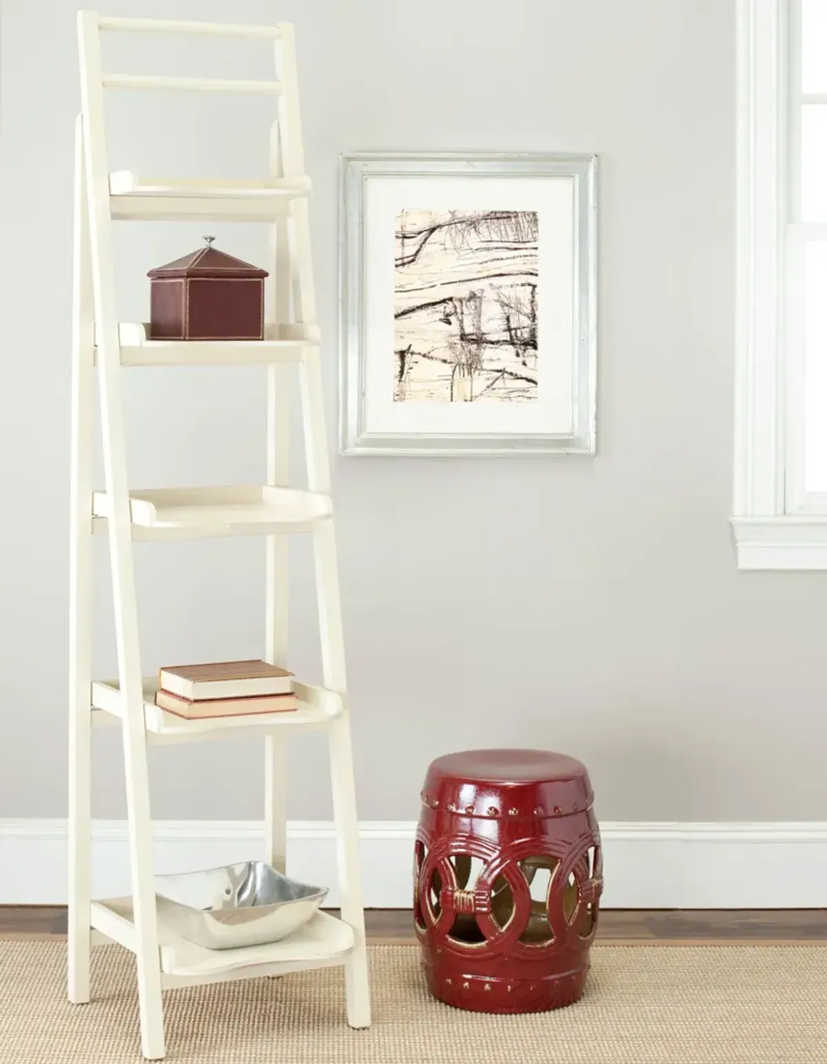 ASHER LEANING 5 TIER ETAGERE