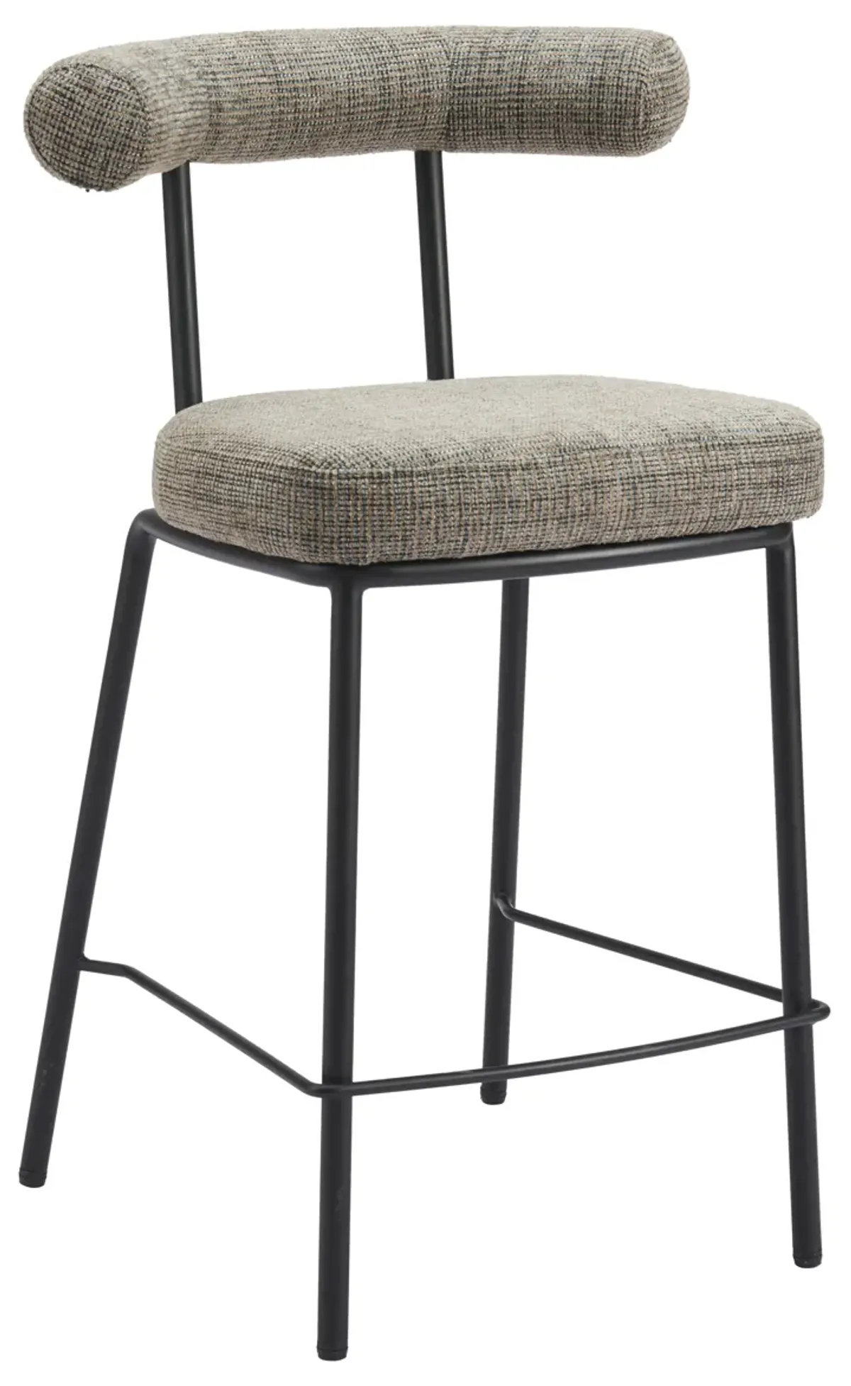 Kede Counter Stool Green Tweed