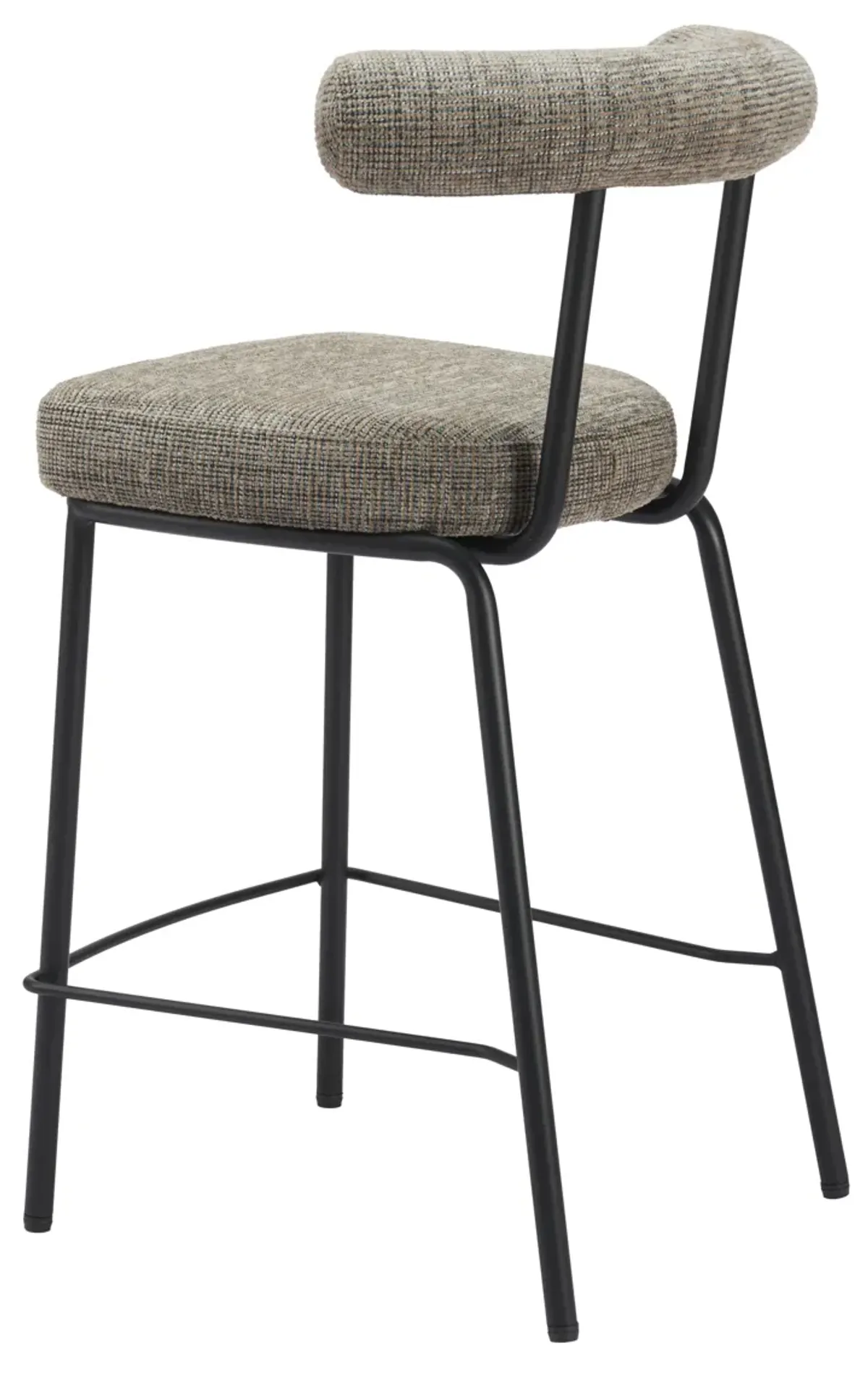 Kede Counter Stool Green Tweed