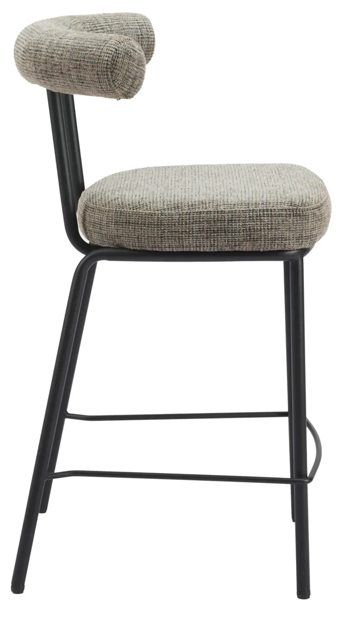 Kede Counter Stool Green Tweed