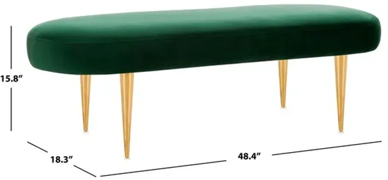 Corinne Oval Bench