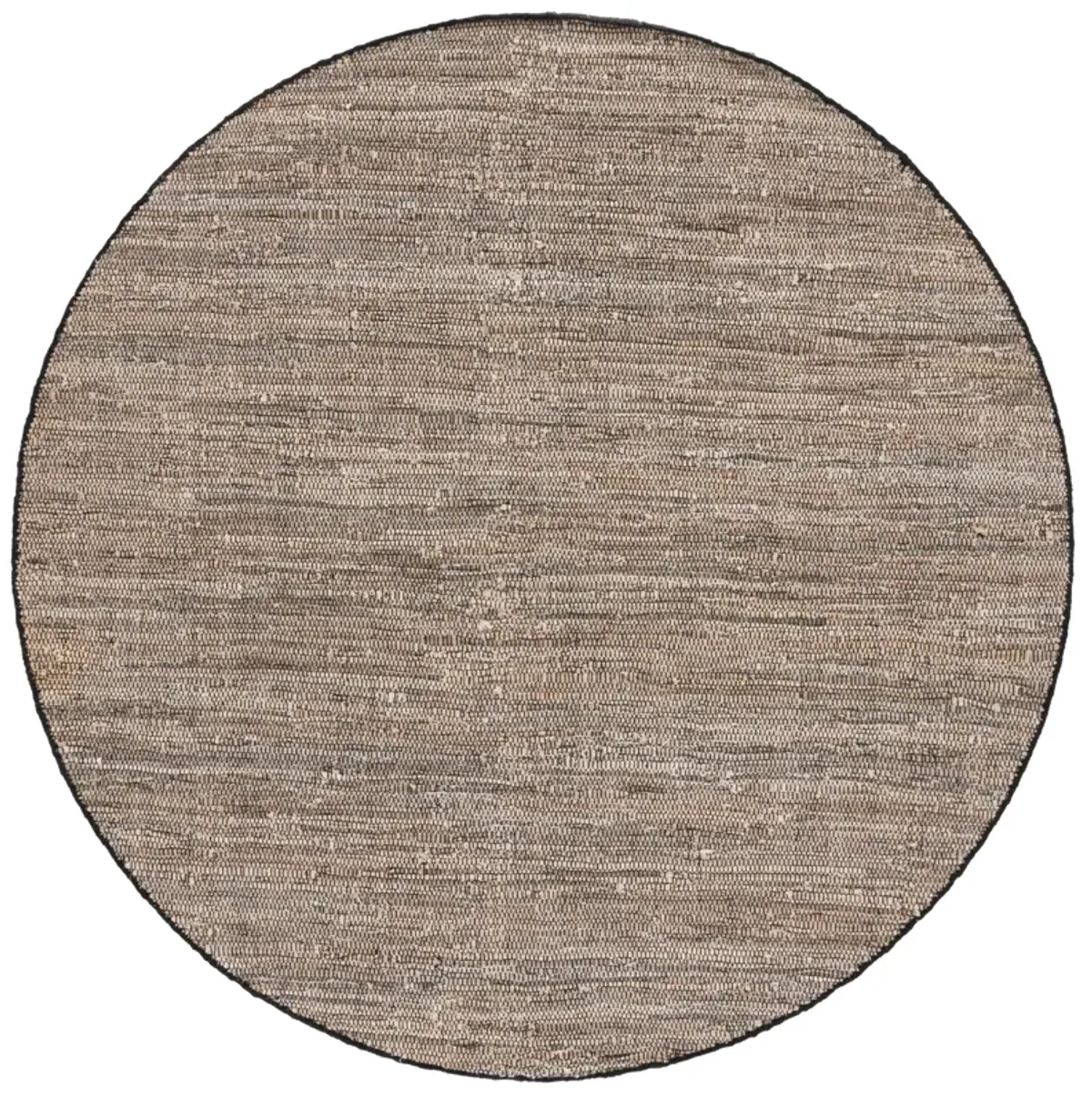 RAG RUG Hand Woven 6' x 6' Round area rug