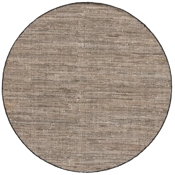 RAG RUG Hand Woven 6' x 6' Round area rug