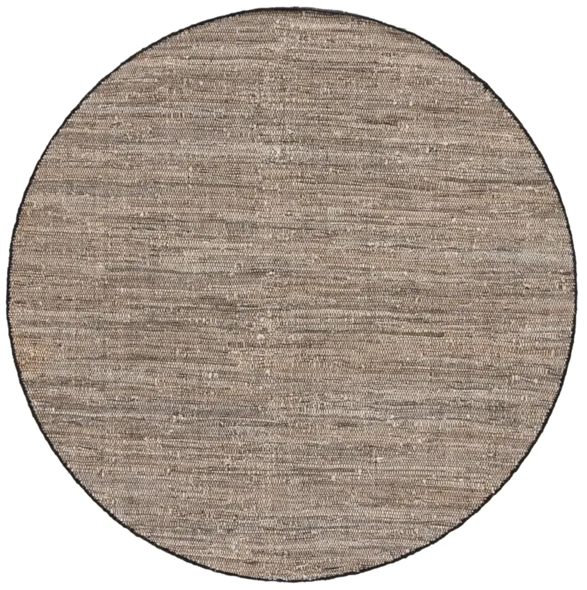 RAG RUG 301 BEIGE  6' x 6' Round Round Rug