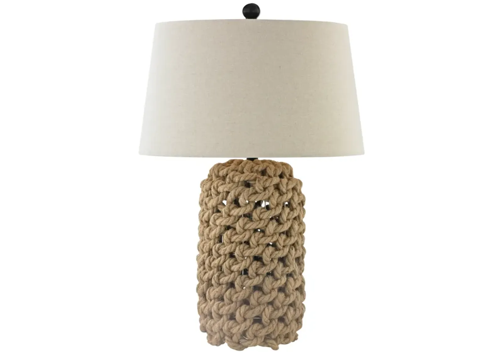 Rope 29.5'' High 1-Light Table Lamp - Natural - Includes LED Bulb