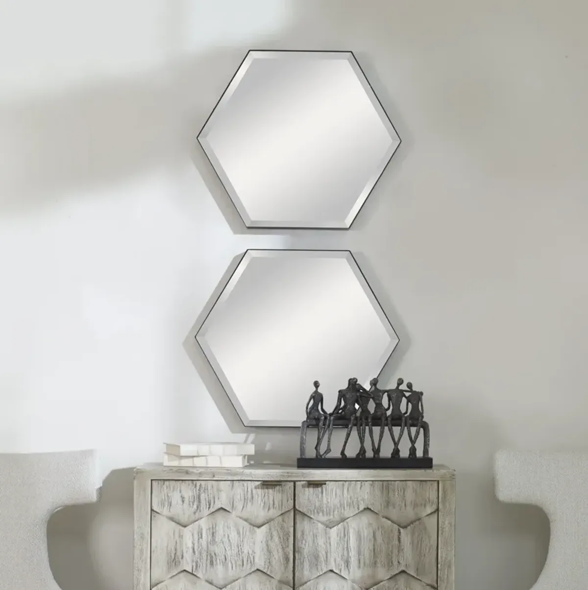 Amaya Octagonal Mirrors - Set of 2