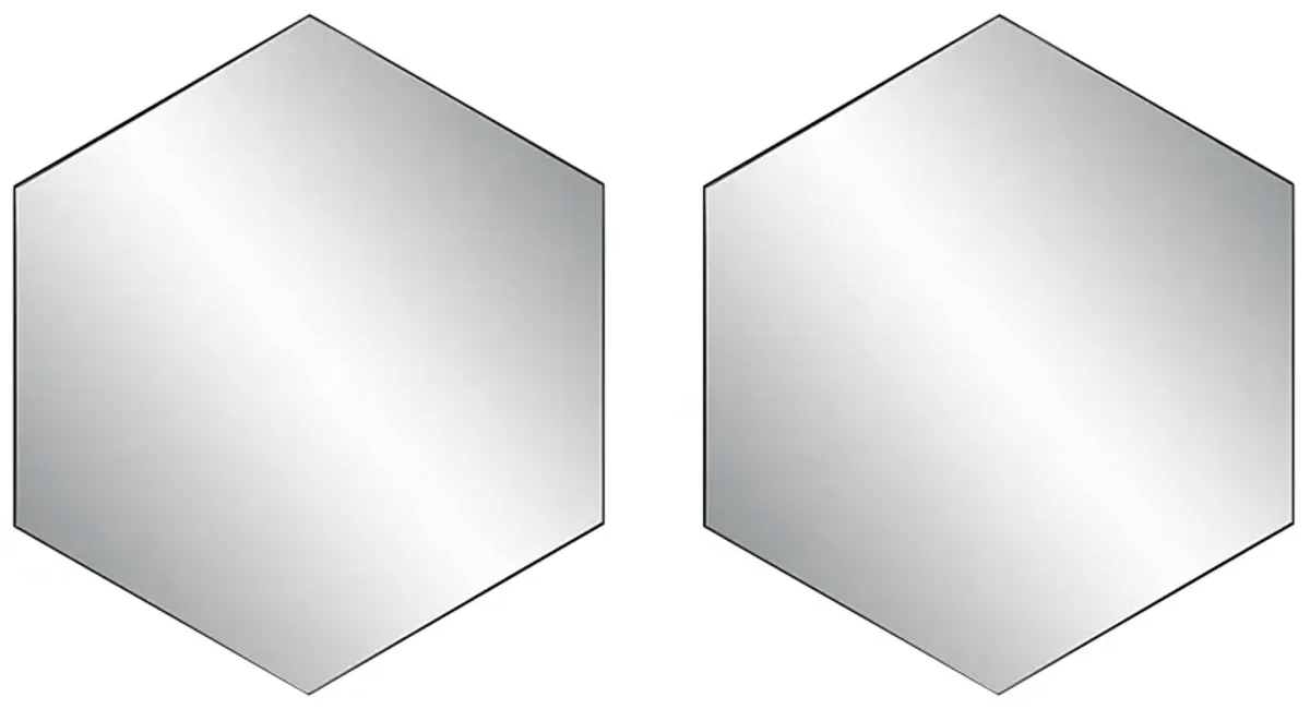 Amaya Octagonal Mirrors - Set of 2