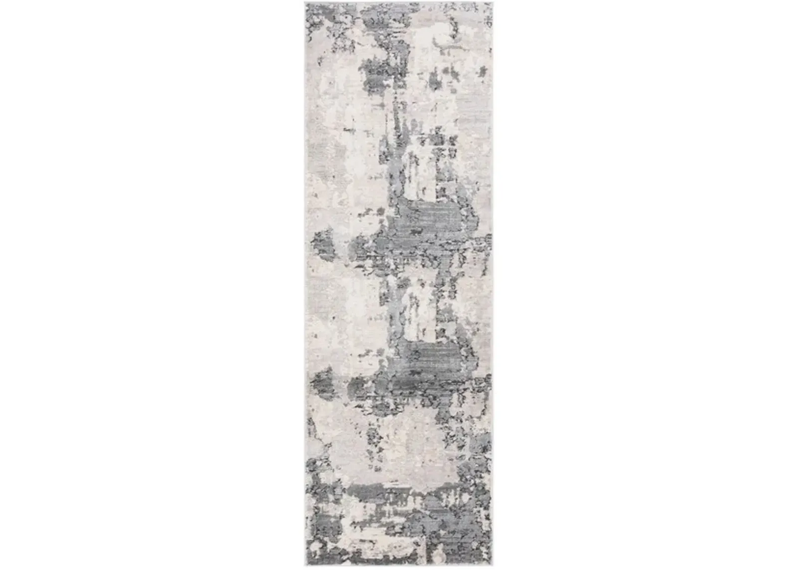 WHISPER 820 Grey  2'-6' X 8' Runner Rug