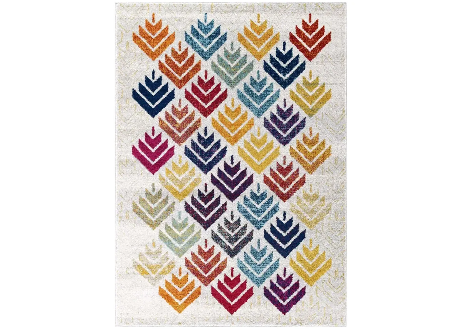 Entourage Florin Abstract Floral 5x8 Area Rug