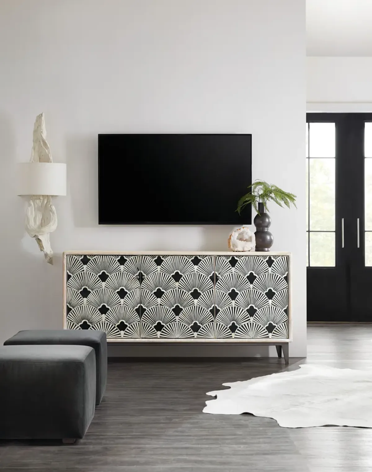 Fan Motif Entertainment Center