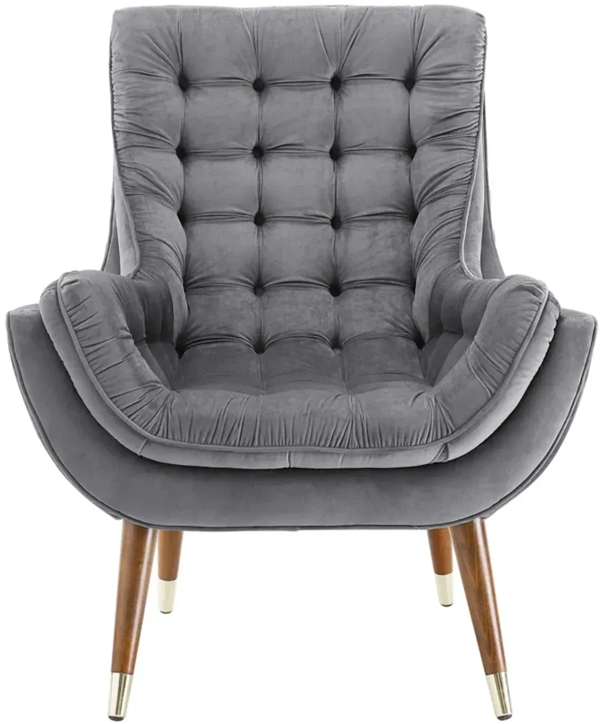 Suggest Button Tufted Performance Lounge Chair