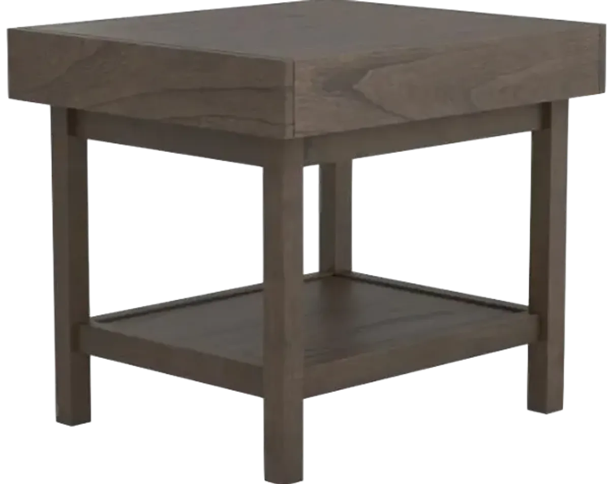 Ajaccio Rectangle End Table with Shelf