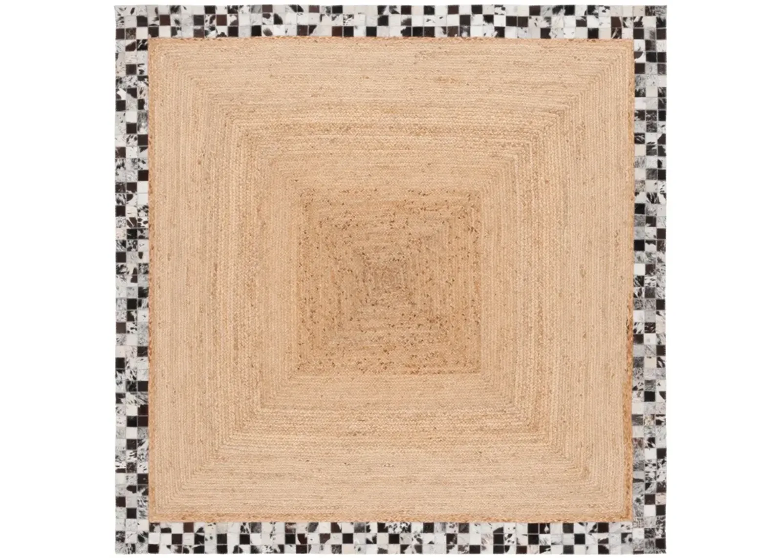 NATURAL FIBER 827 NATURAL  6' x 6' Square Square Rug