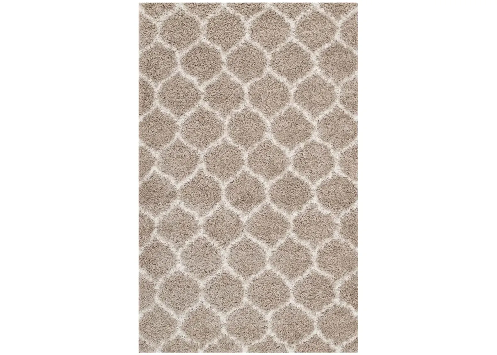 Solvea Moroccan Trellis 5x8 Shag Area Rug