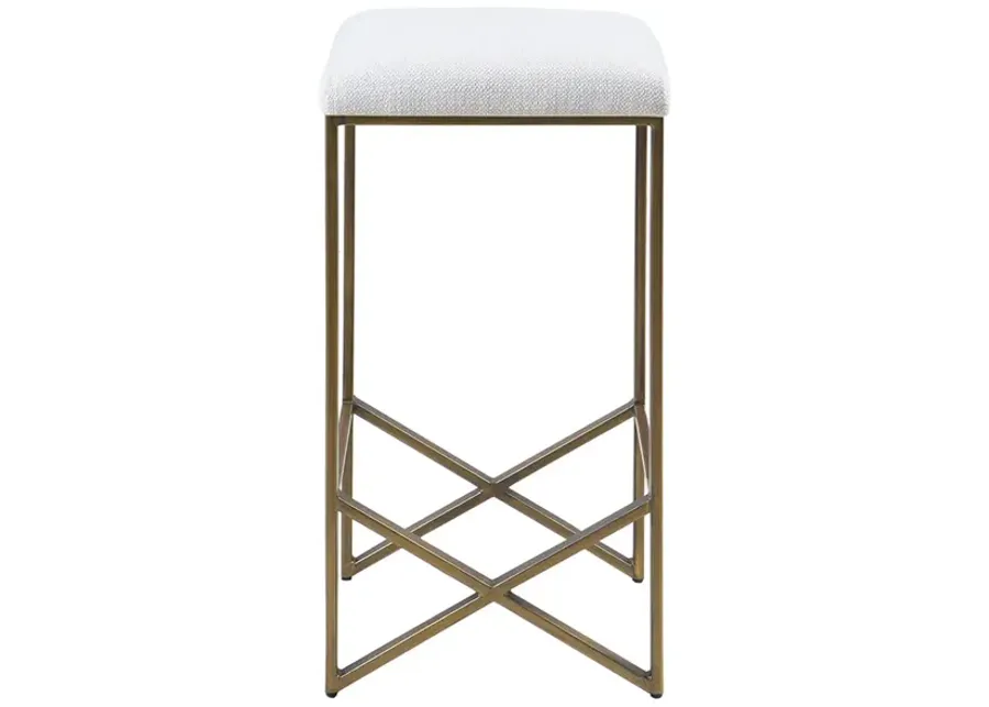 Marino Backless Upholstered Counter Stool