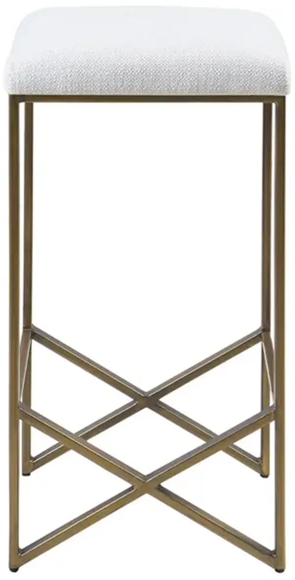 Marino Backless Upholstered Counter Stool