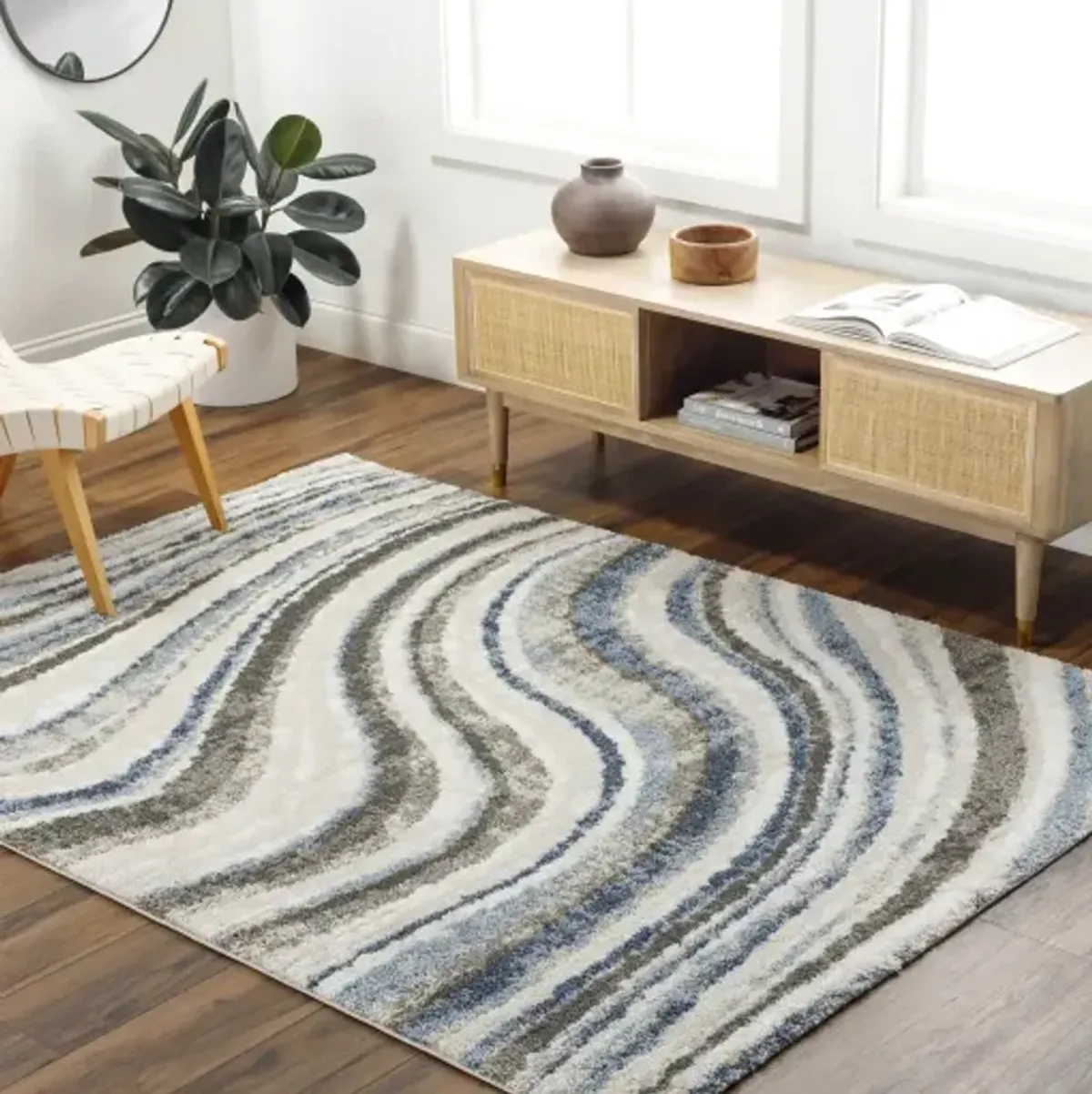 Osaka OKK-2310 5'3" x 7' Machine Woven Rug