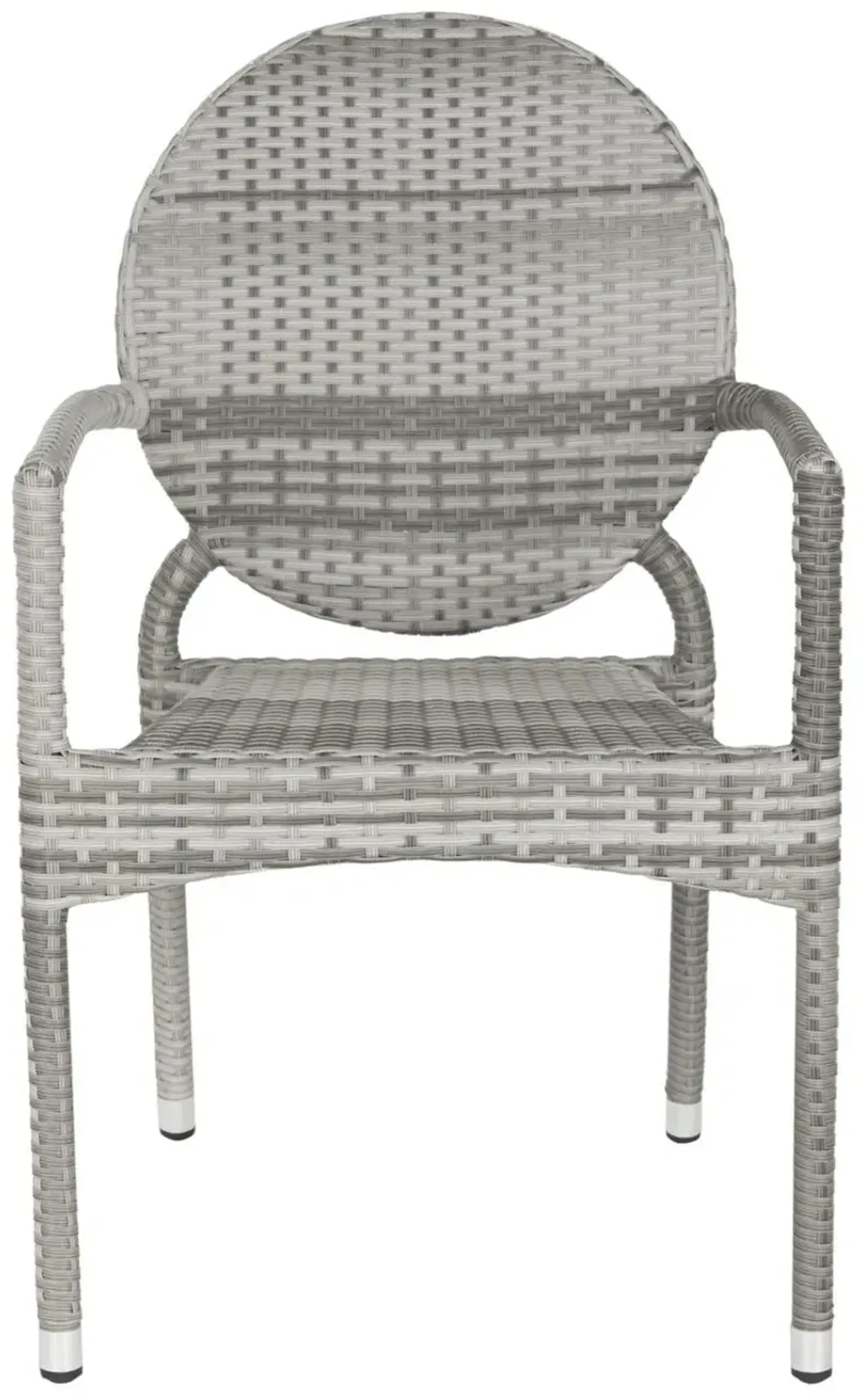 VALDEZ  INDOOR-OUTDOOR STACKING ARM CHAIR  - Set of 2