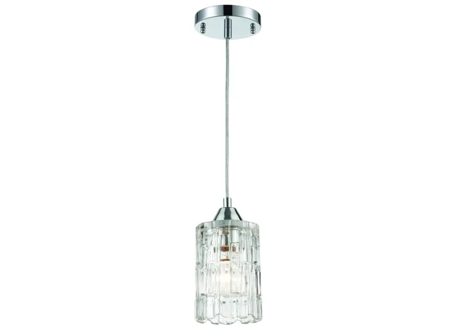 Ezra Configurable Mini Pendant - Polished Chrome