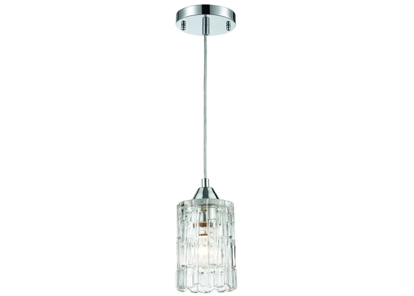 Ezra Configurable Mini Pendant - Polished Chrome