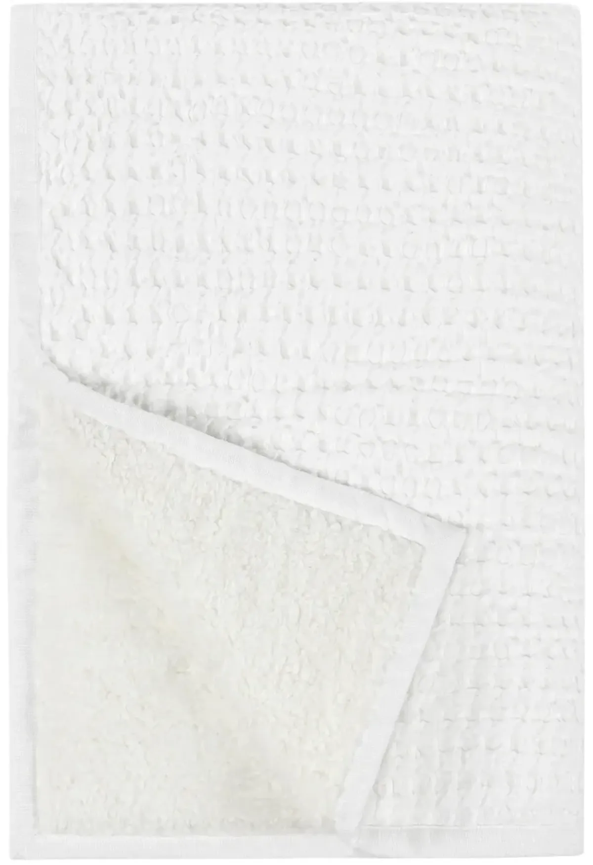 Colorman Belgian Linen BlendWhite Throw Blanket Blanket