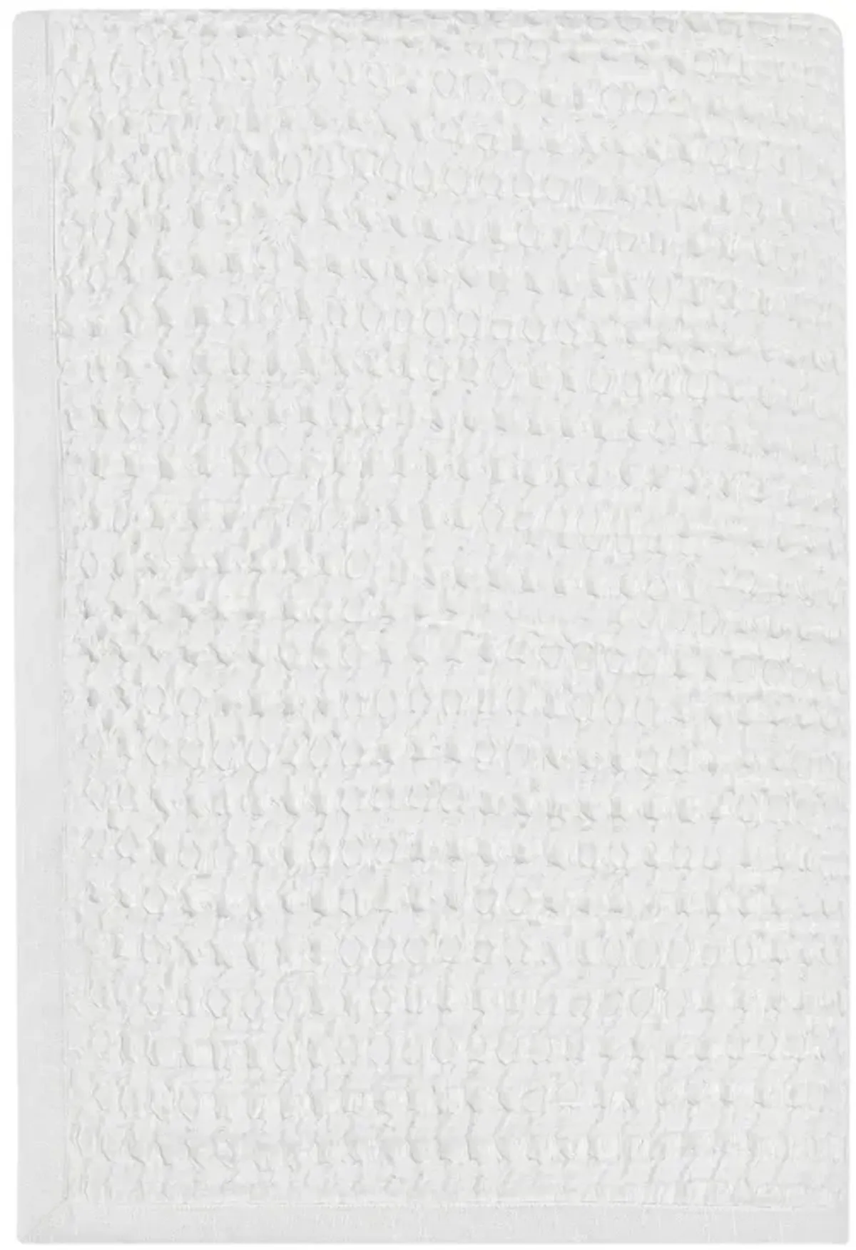 Colorman Belgian Linen BlendWhite Throw Blanket Blanket