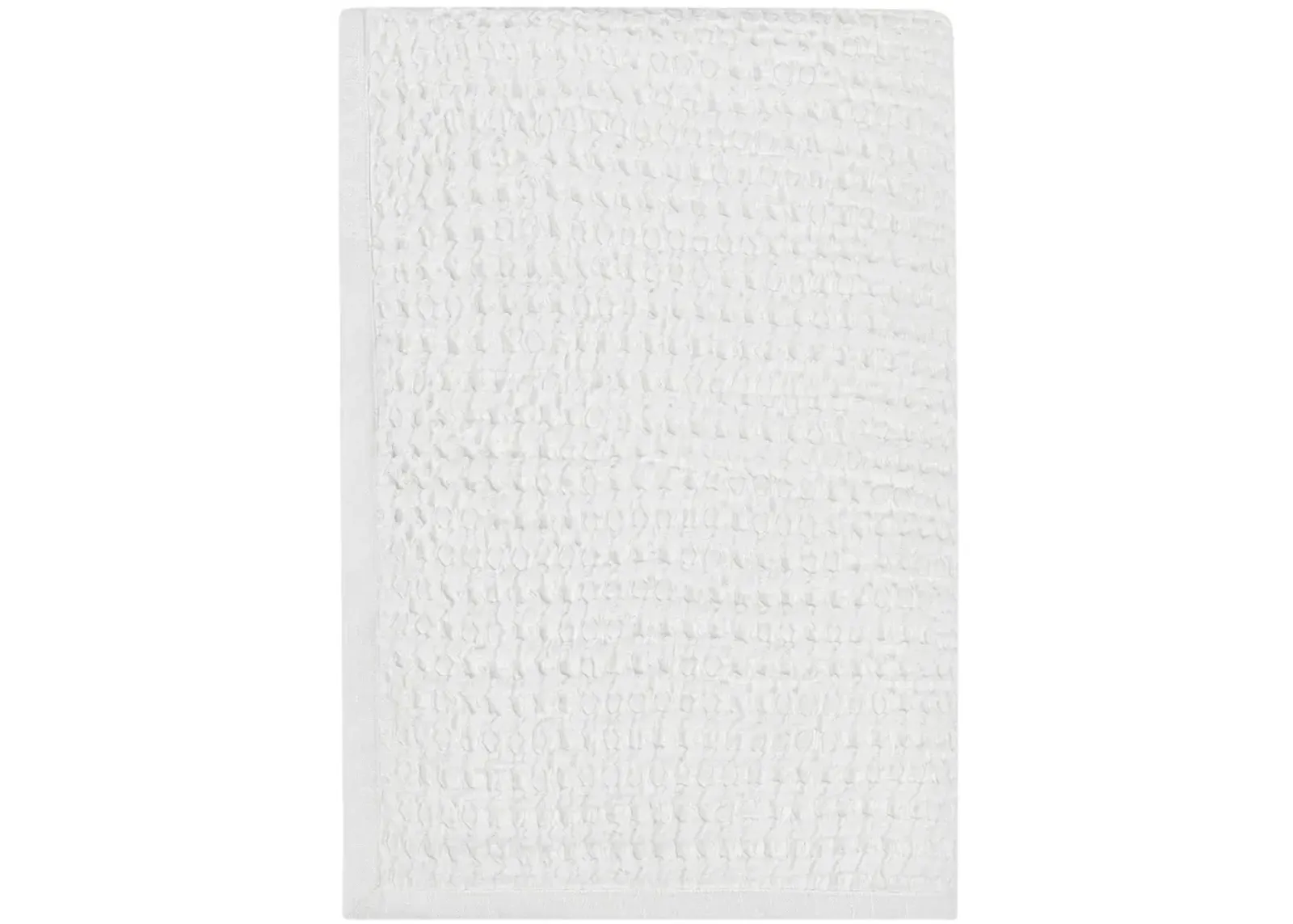 Colorman Belgian Linen BlendWhite Throw Blanket Blanket