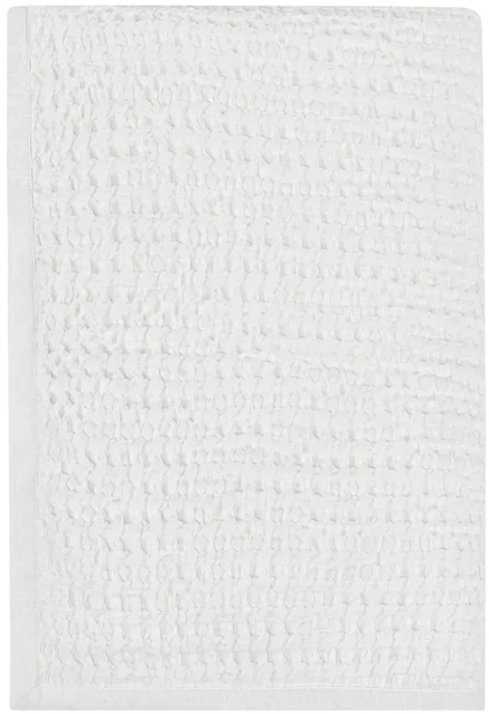 Colorman Belgian Linen BlendWhite Throw Blanket Blanket