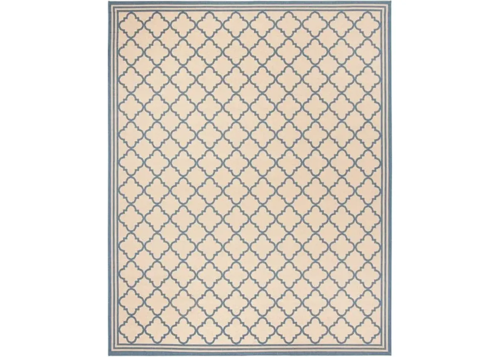 Safavieh BEACH HOUSE Collection BHS121N-8 Cream / Blue 8' X 10'