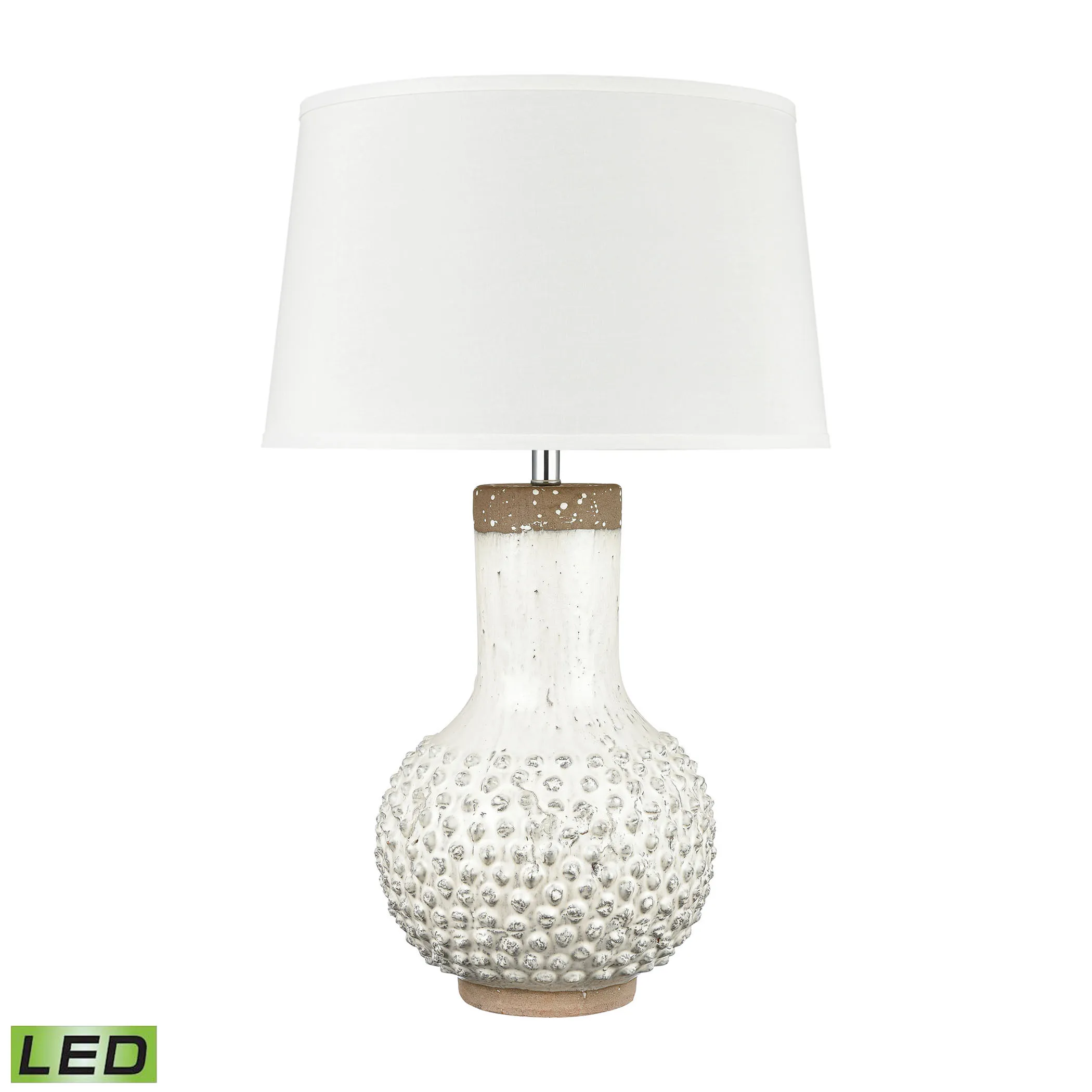 Elinor 32'' High 1-Light Table Lamp - White - Includes LED Bulb