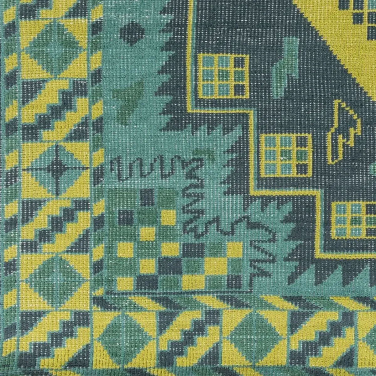 Pazar PZR-6010 5'6" x 8'6" Hand Made Rug