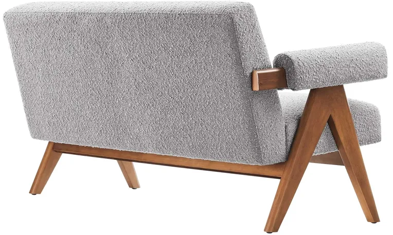 Lyra Boucle Fabric Loveseat