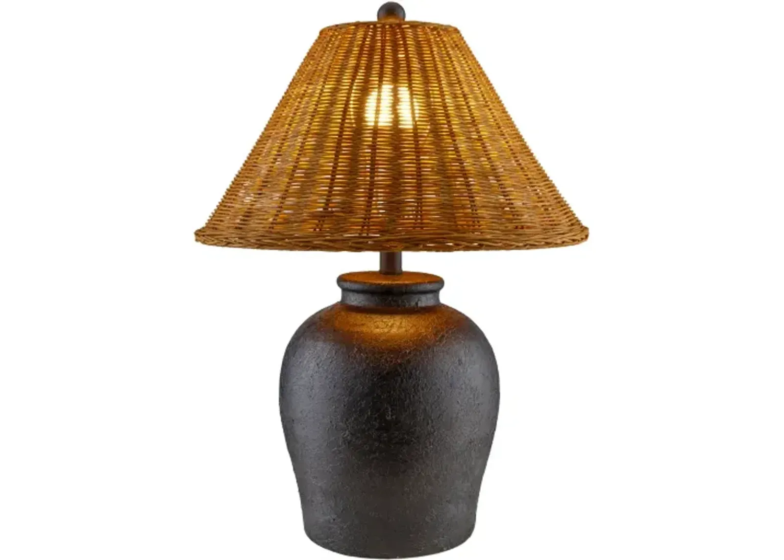 Mabon MBN-002 23"H x 17"W x 17"D Accent Table Lamp