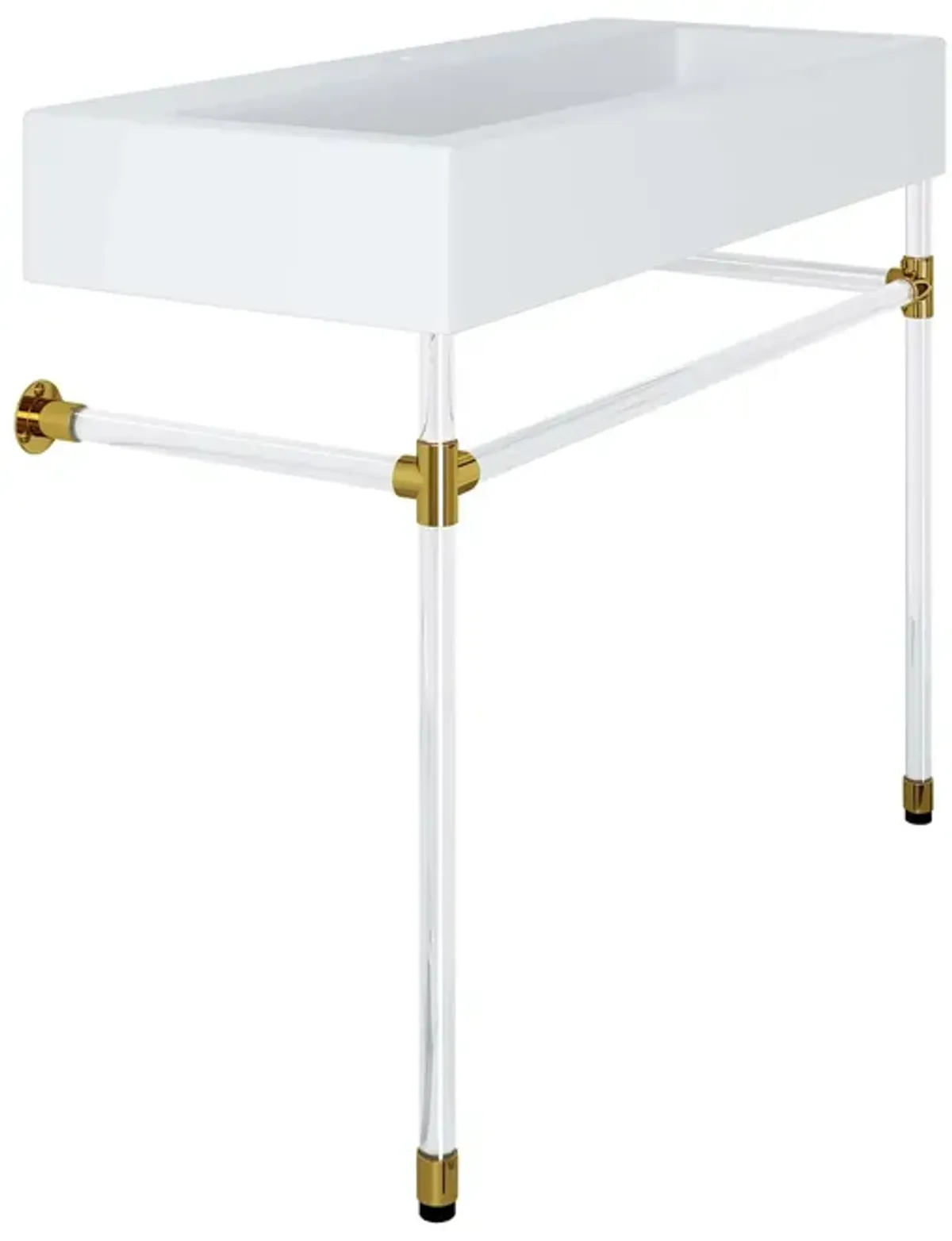 Redeem 40" Acrylic Wall-Mount Bathroom Vanity