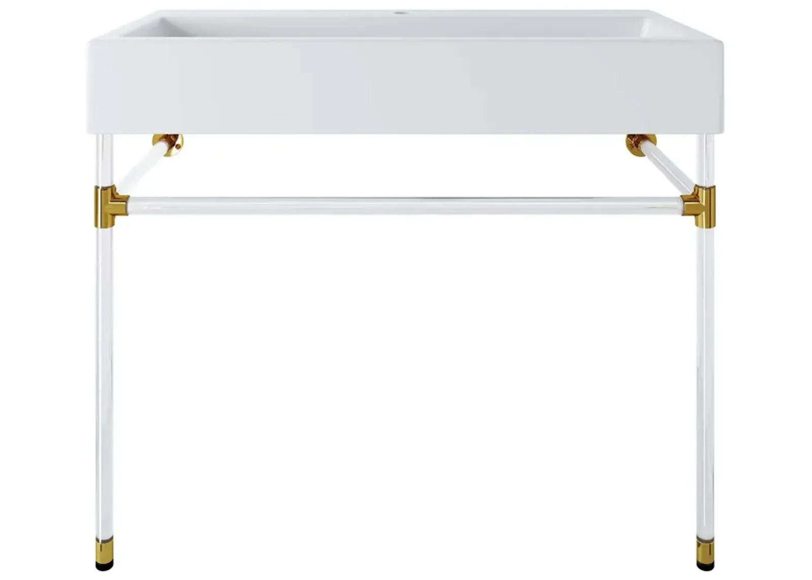 Redeem 40" Acrylic Wall-Mount Bathroom Vanity