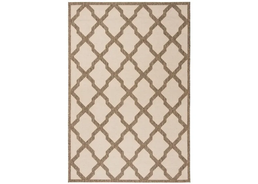 Safavieh BEACH HOUSE Collection BHS122C-3 Cream / Beige 3' X 5'