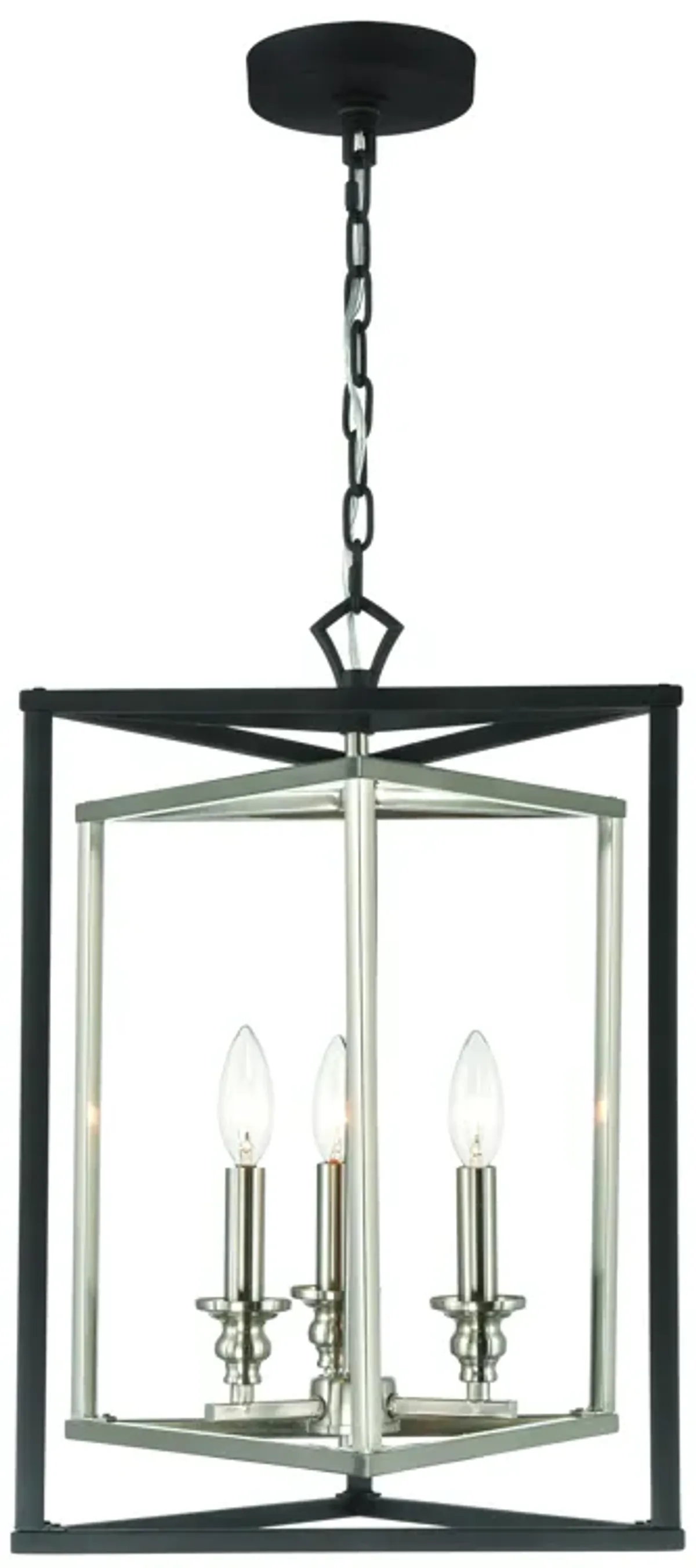 Salinger 16" Wide 3-Light Pendant - Charcoal