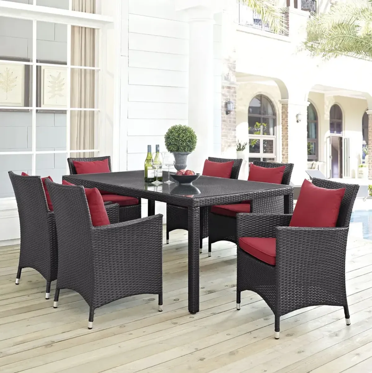 Convene 7 Piece Outdoor Patio Dining Set