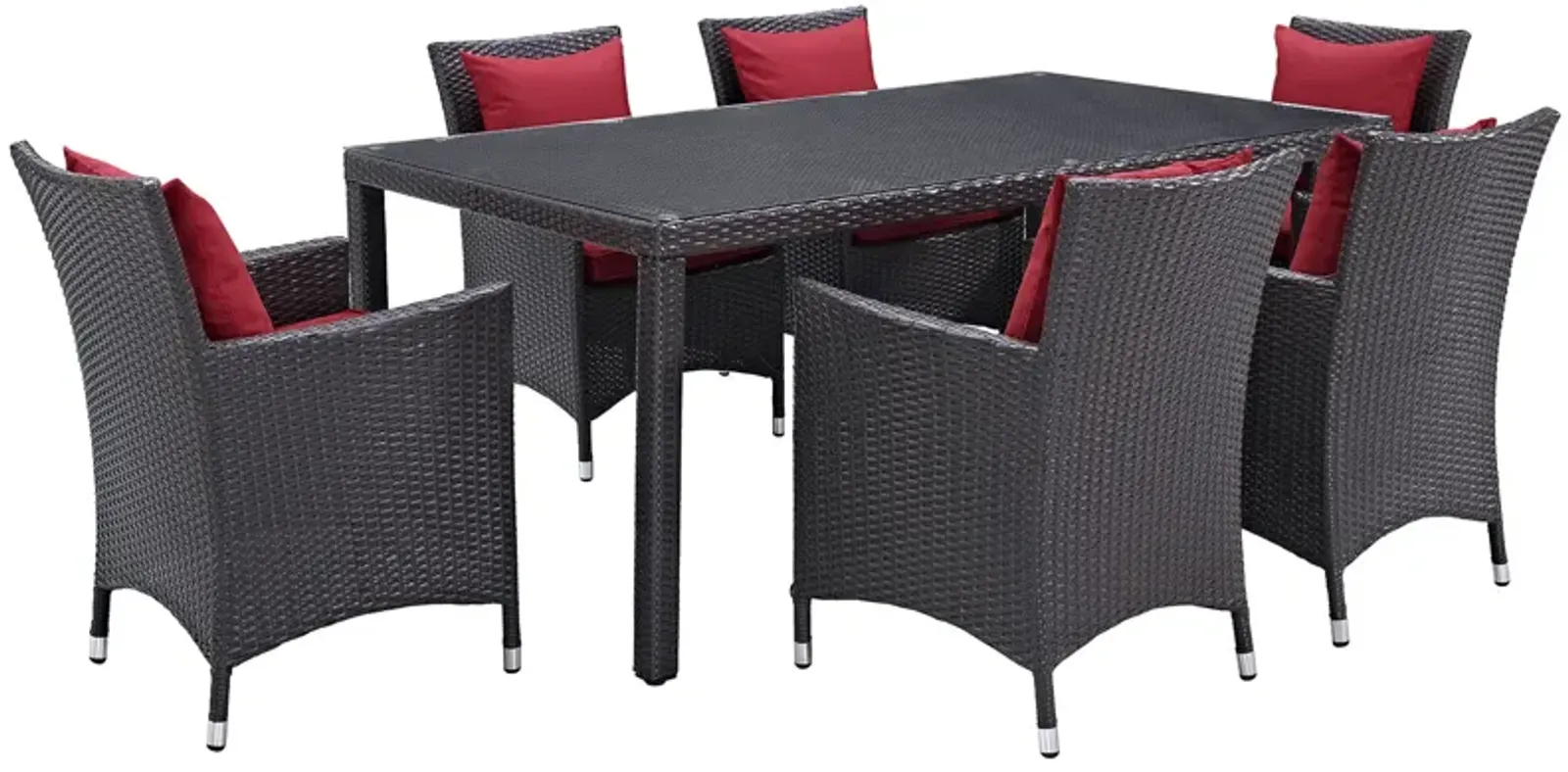 Convene 7 Piece Outdoor Patio Dining Set